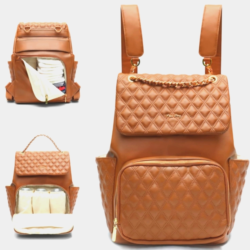 Leather Diaper Bag